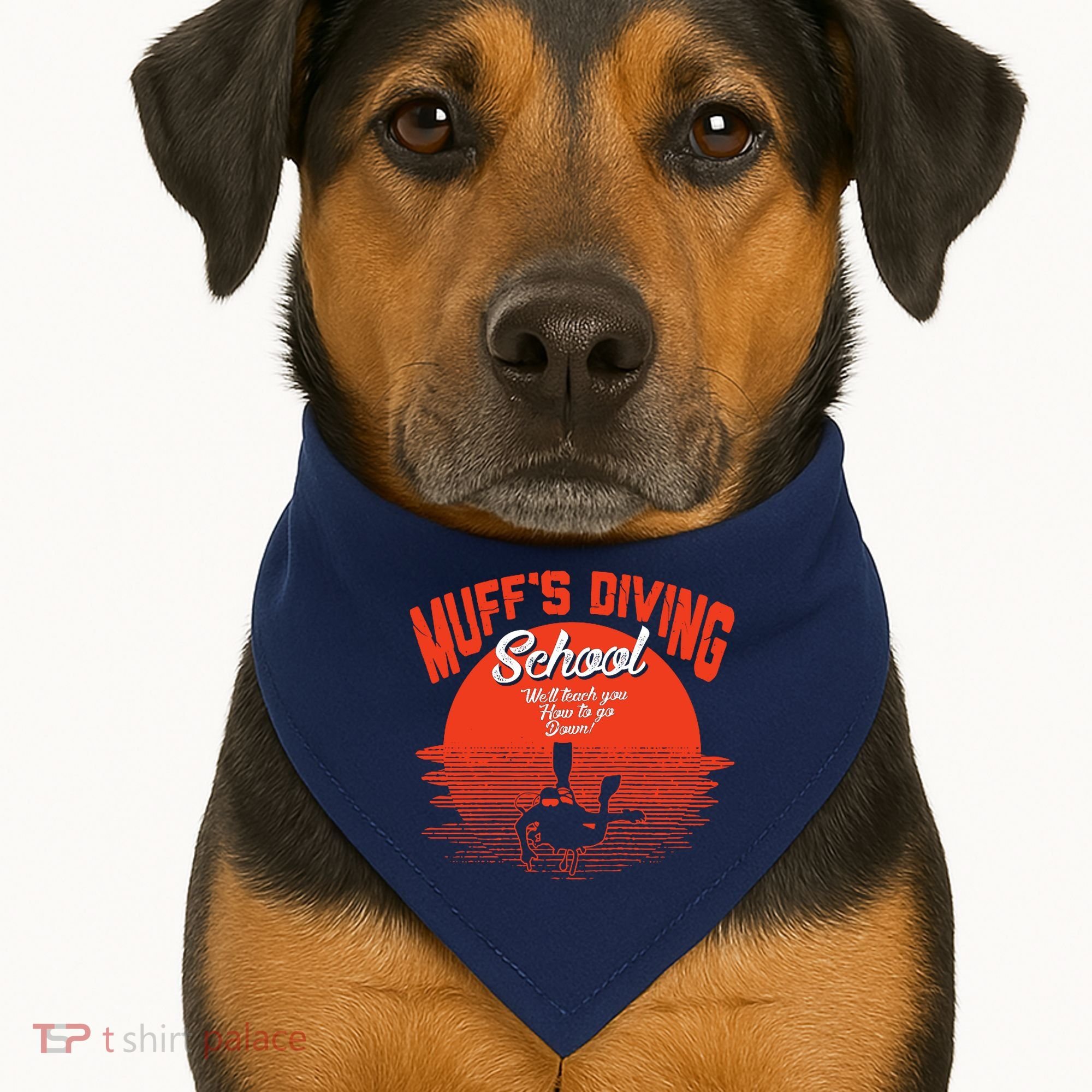 Muffs Diving School USA-Made Doggie Bandana