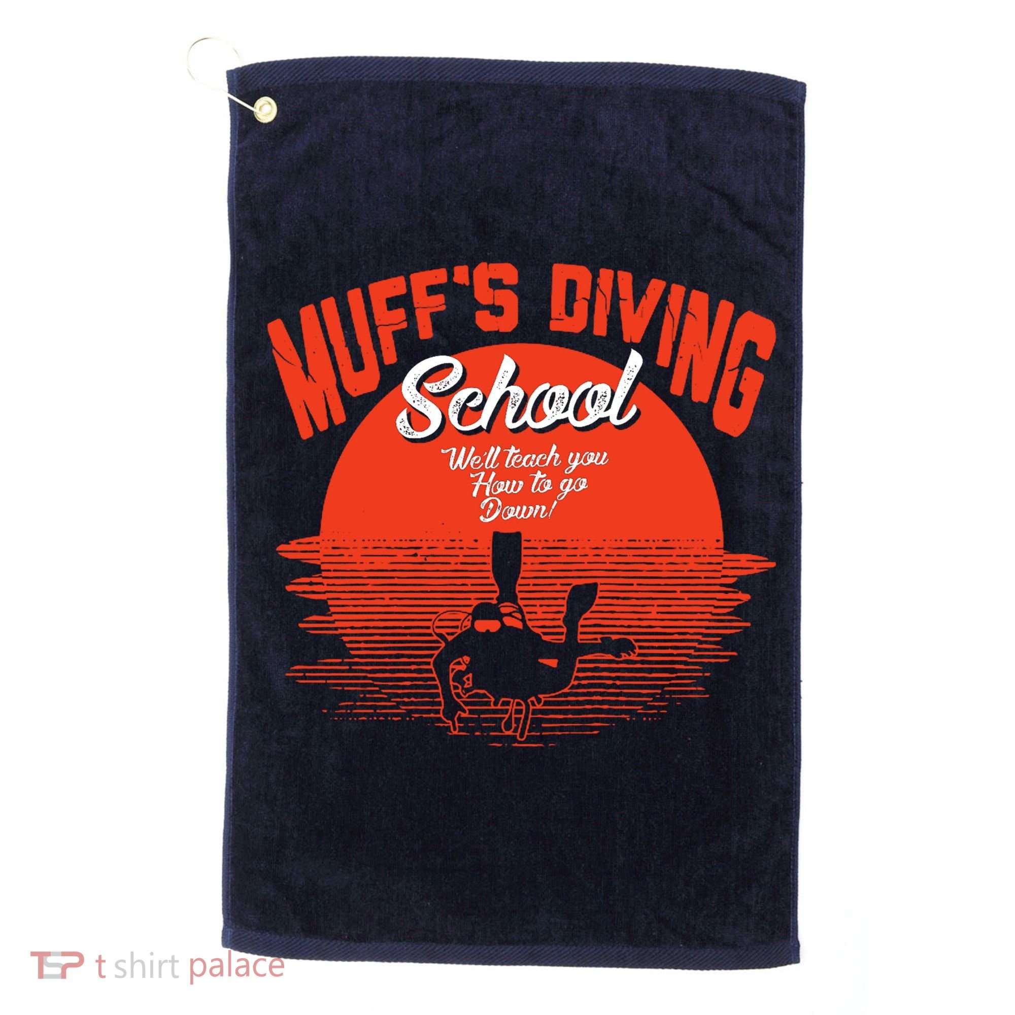Muffs Diving School Golf Towel