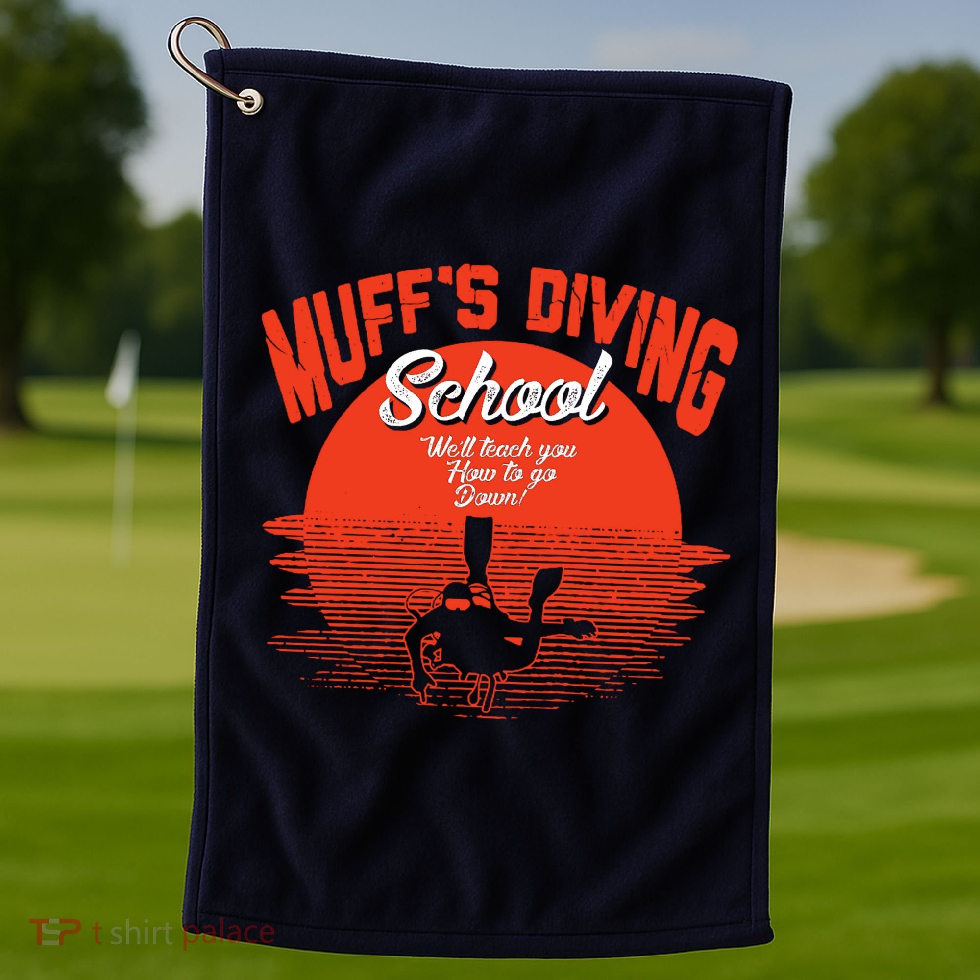 Muffs Diving School Golf Towel