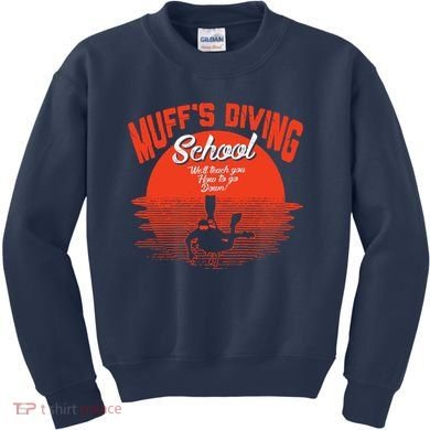 Muffs Diving School Kids Sweatshirt