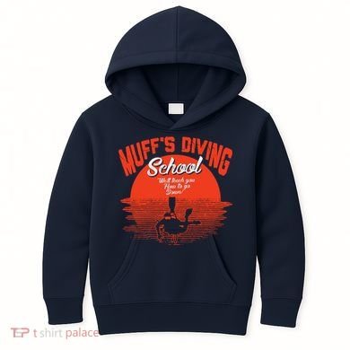 Muffs Diving School Kids Hoodie