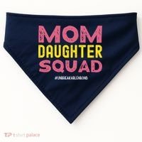 Mom Daughter Squad From Daughter To Mom Mothers Day USA-Made Doggie Bandana thumb 0