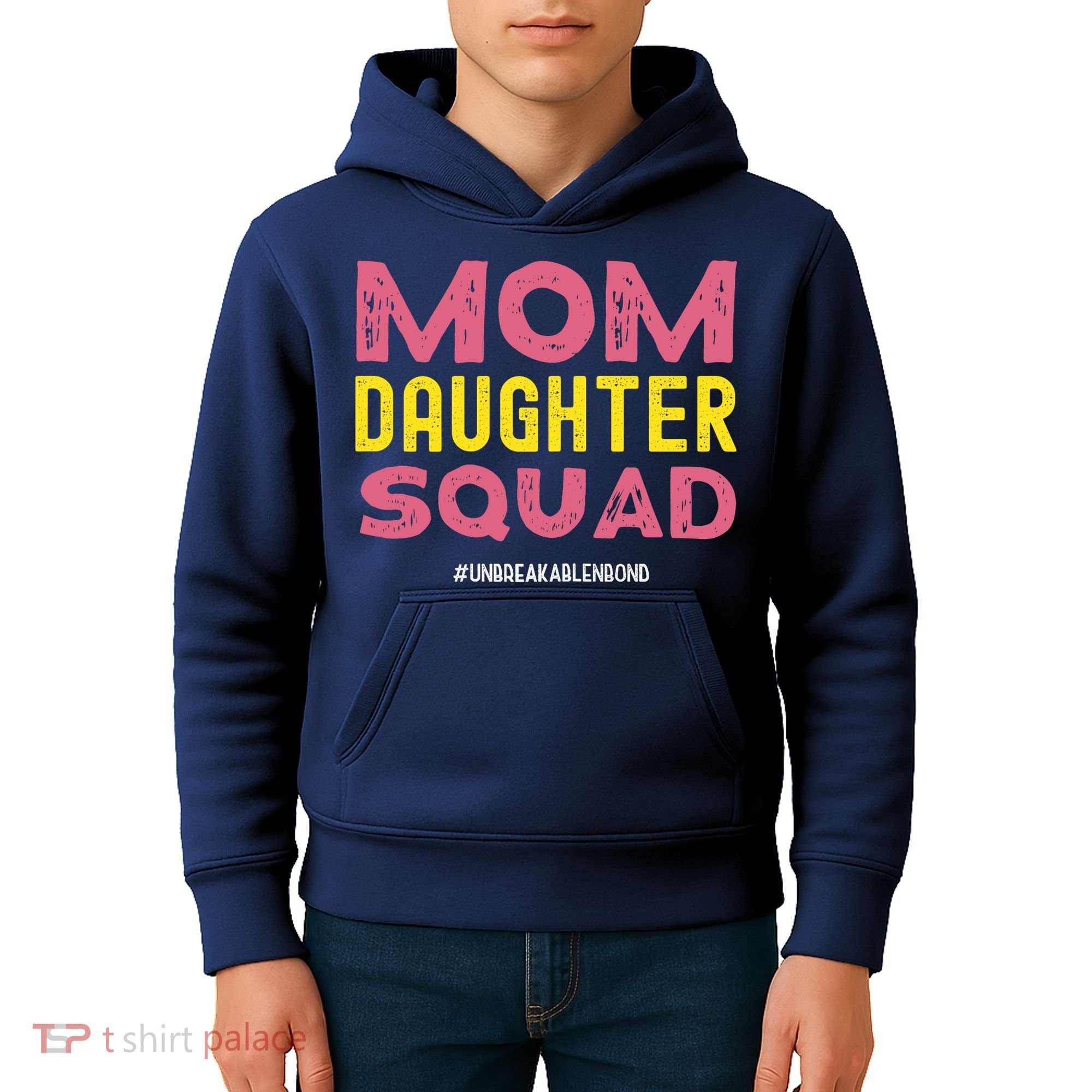 Mom Daughter Squad From Daughter To Mom Mothers Day Kids Hoodie