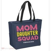 Mom Daughter Squad From Daughter To Mom Mothers Day Tote Bag thumb 2