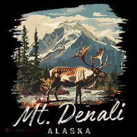 Mount Denali Souvenir Mt. Denali USA-Made Doggie Bandana thumb 2