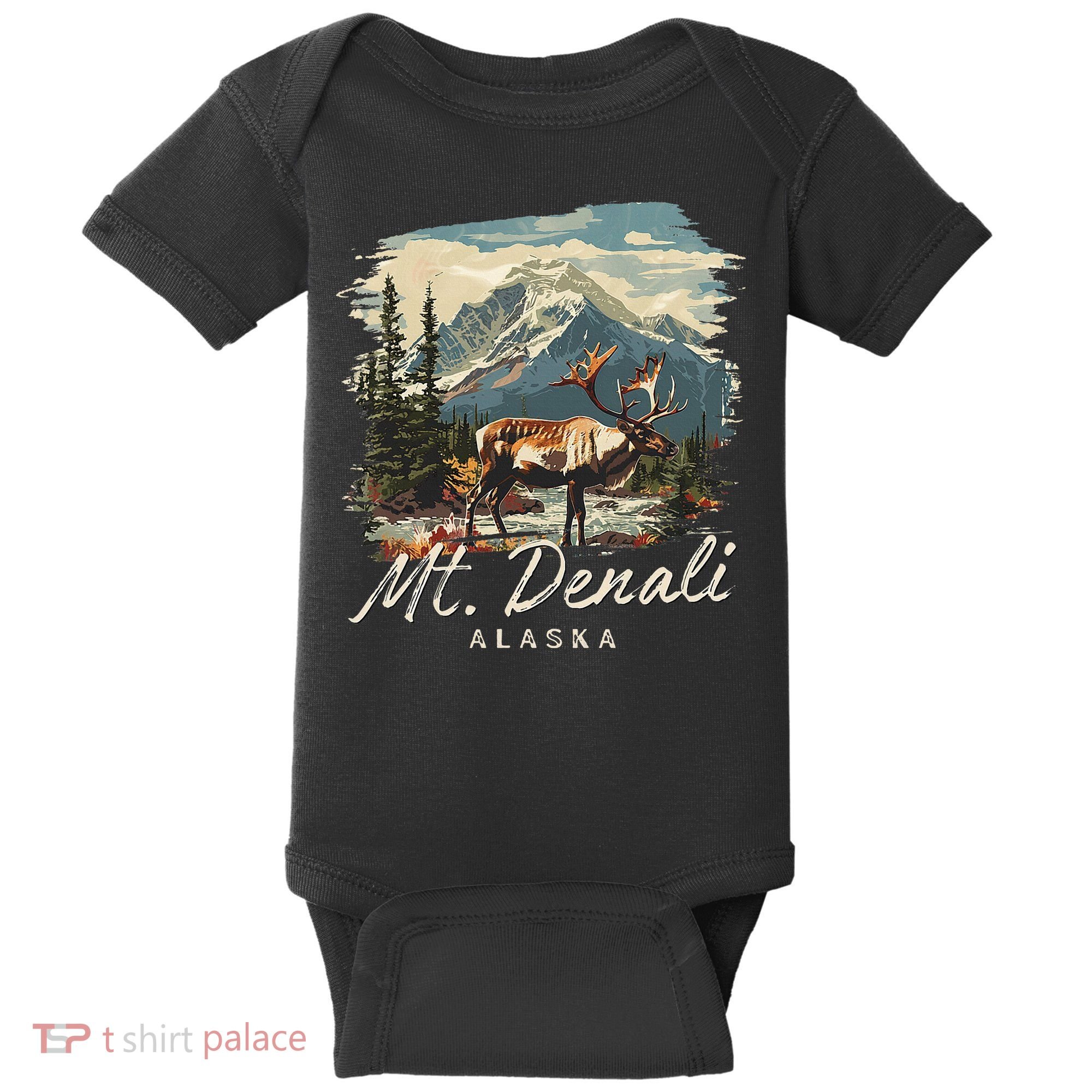 Mount Denali Souvenir Mt. Denali Baby Bodysuit