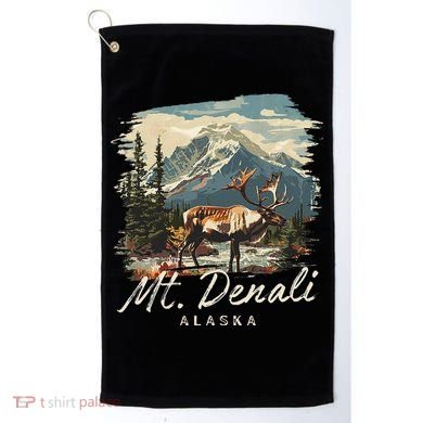 Mount Denali Souvenir Mt. Denali Golf Towel