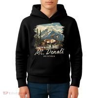 Mount Denali Souvenir Mt. Denali Kids Hoodie thumb 4