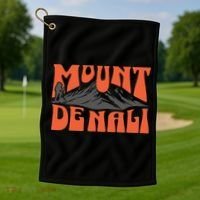 Mount Denali Souvenir Mt. Denali Golf Towel thumb 1