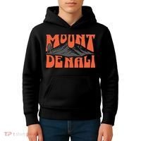 Mount Denali Souvenir Mt. Denali Kids Hoodie thumb 4