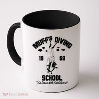 Muffs Diving School 1969 Go Down With Confidence Coffee Mug thumb 0