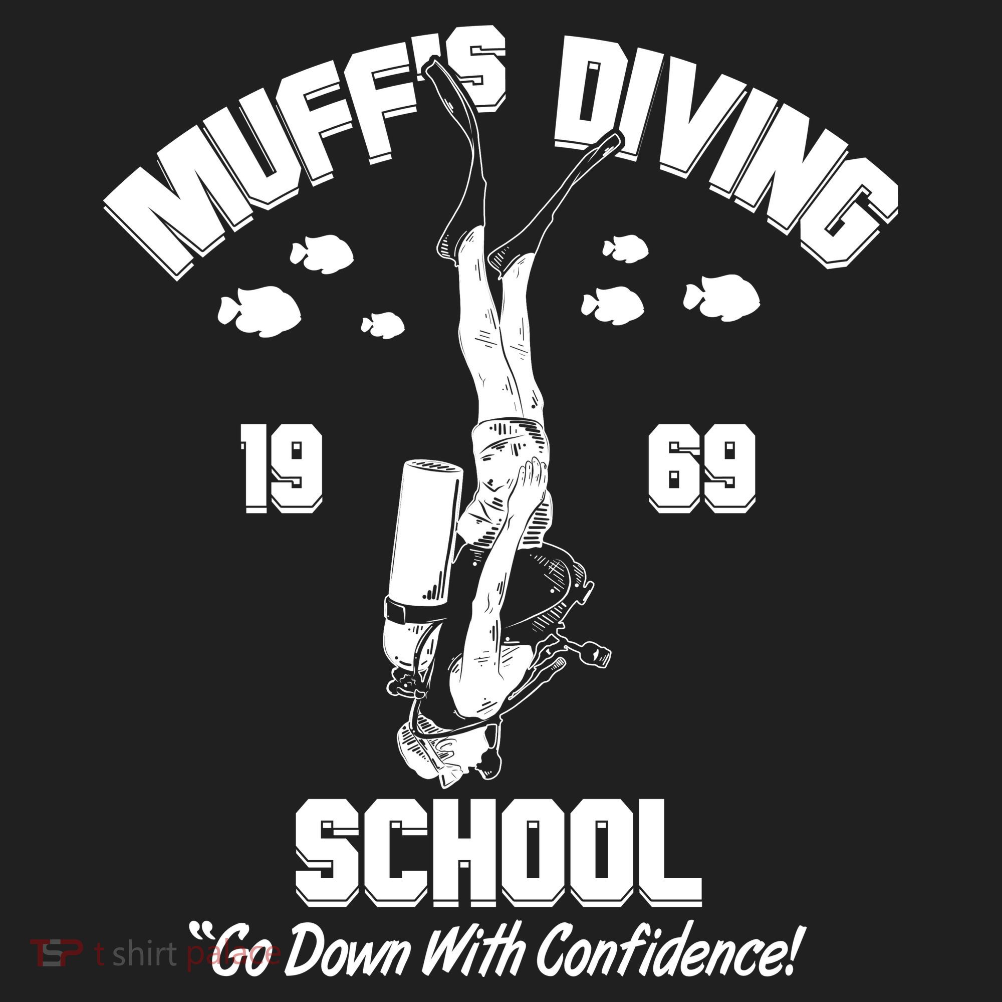 Muffs Diving School 1969 Go Down With Confidence Beanie