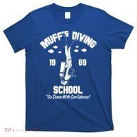 Muffs Diving School 1969 Go Down With Confidence T-Shirt thumb 0