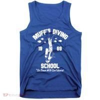 Muffs Diving School 1969 Go Down With Confidence Tank Top thumb 0
