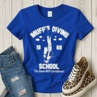 Muffs Diving School 1969 Go Down With Confidence Women's T-Shirt thumb 3