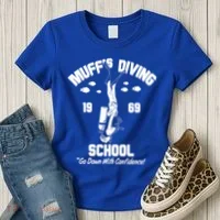 Muffs Diving School 1969 Go Down With Confidence Women's T-Shirt thumb 3