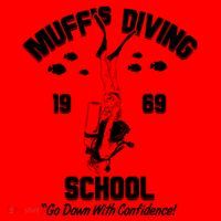 Muffs Diving School 1969 Go Down With Confidence Santa Hat thumb 1