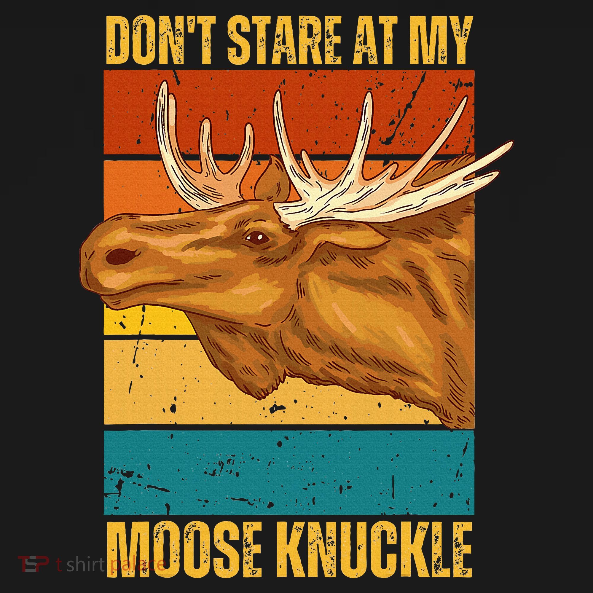 Moose DonT Stare At My Moose Knuckle Doggie Tank