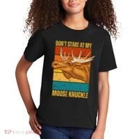 Moose DonT Stare At My Moose Knuckle Kids T-Shirt thumb 2