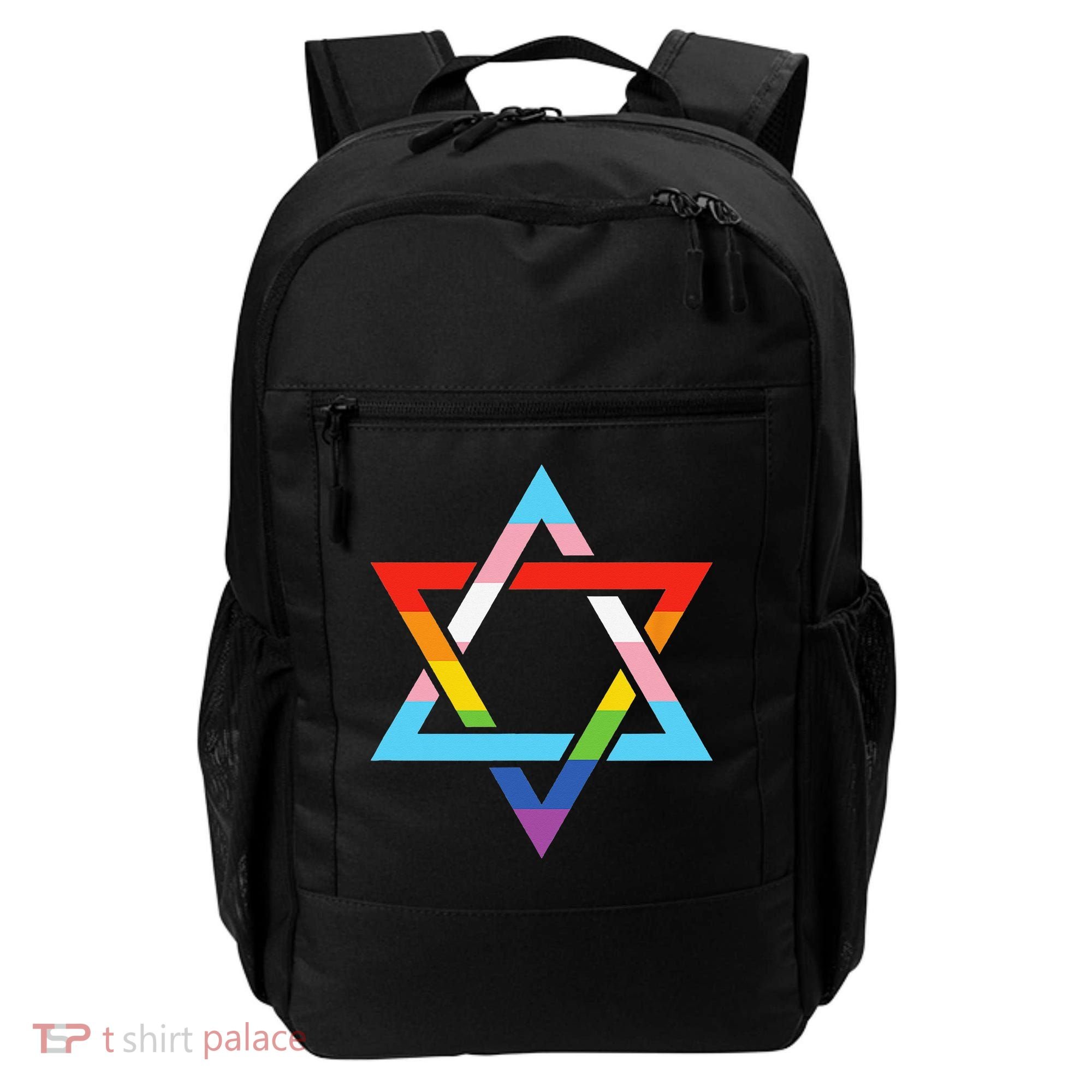 Magen David Star of David Jewish LGBT Pride Backpack