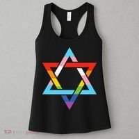 Magen David Star of David Jewish LGBT Pride Women's Tank Top thumb 3