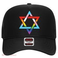 Magen David Star of David Jewish LGBT Pride Hat thumb 0