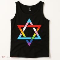 Magen David Star of David Jewish LGBT Pride Tank Top thumb 2
