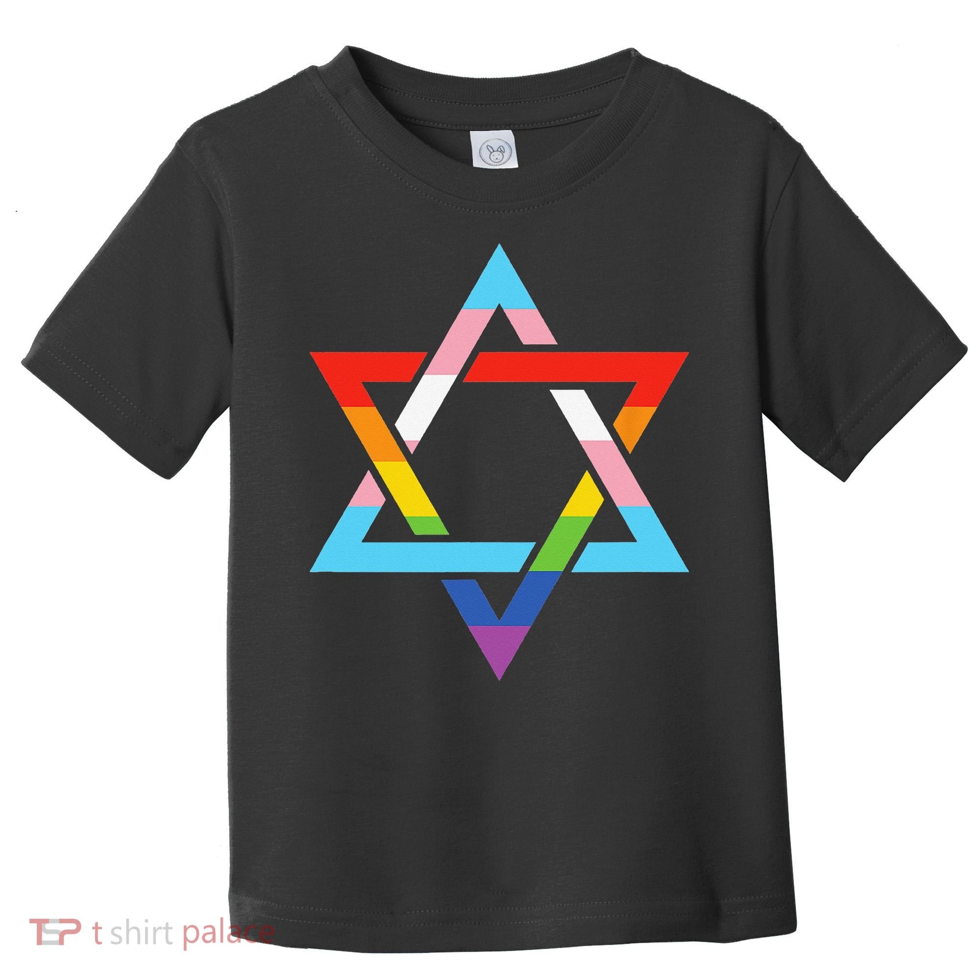 Magen David Star of David Jewish LGBT Pride Toddler T-Shirt