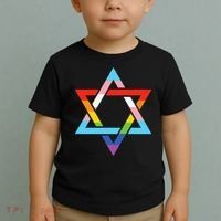 Magen David Star of David Jewish LGBT Pride Toddler T-Shirt thumb 2