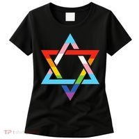 Magen David Star of David Jewish LGBT Pride Women's T-Shirt thumb 0