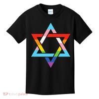 Magen David Star of David Jewish LGBT Pride Kids T-Shirt thumb 0
