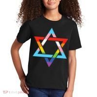 Magen David Star of David Jewish LGBT Pride Kids T-Shirt thumb 2