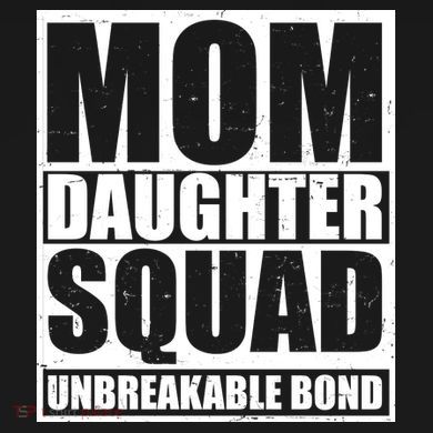 Mom Daughter Squad Unbreakable Bond Women's Perfect Tri Tunic Long Sleeve Shirt