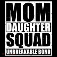 Mom Daughter Squad Unbreakable Bond Women's T-Shirt thumb 6