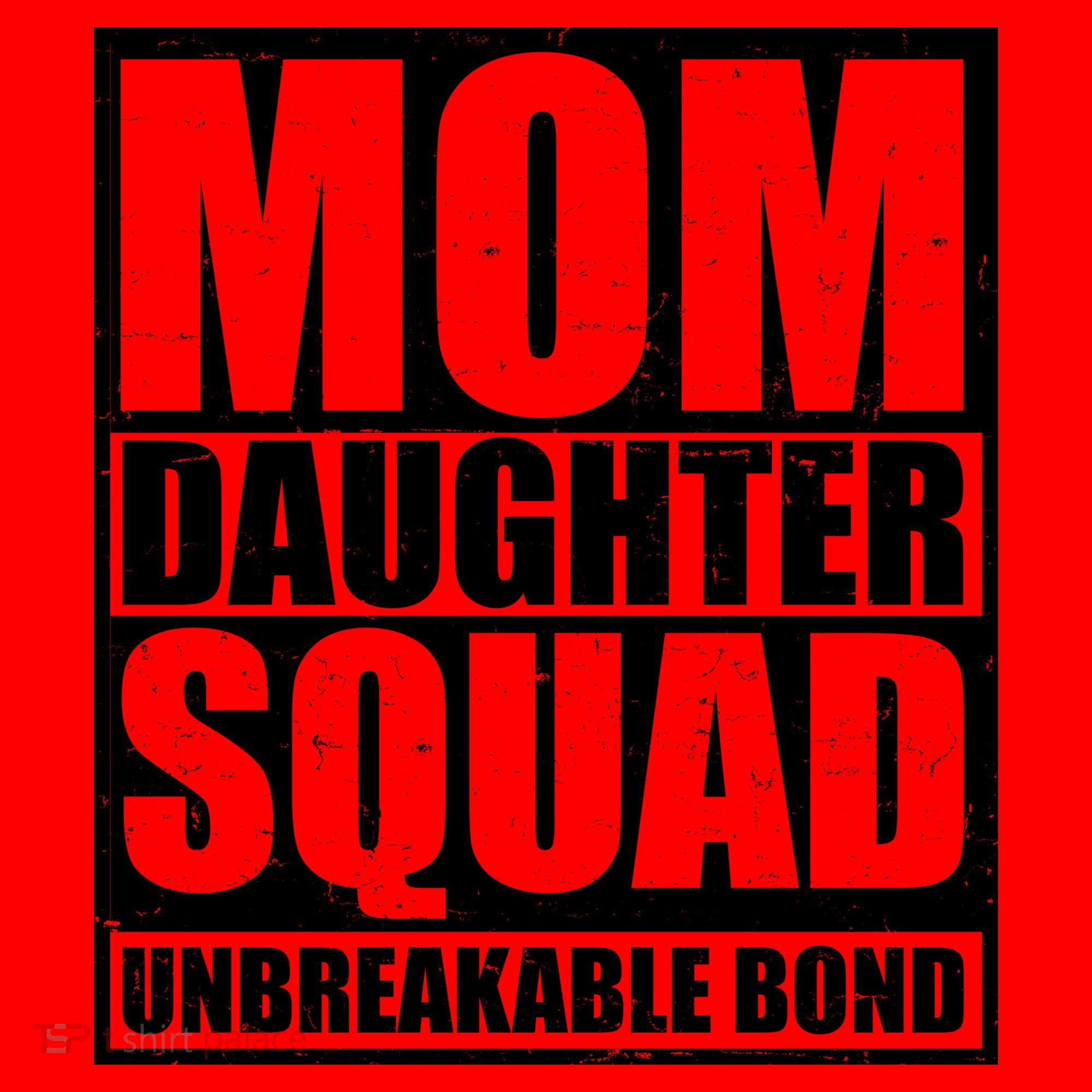 Mom Daughter Squad Unbreakable Bond Santa Hat