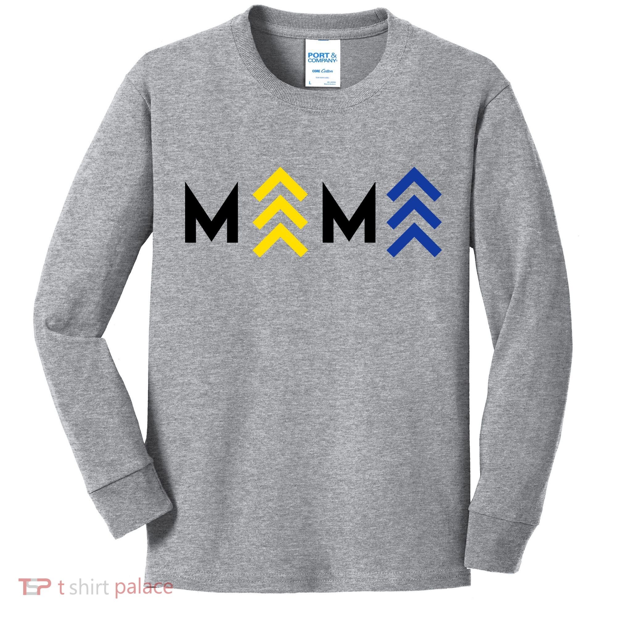 Mama Down Syndrome Awareness Kids Long Sleeve Shirt