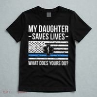 My Daughter Saves Lives EMT Mom Of An EMT Mother T-Shirt thumb 5