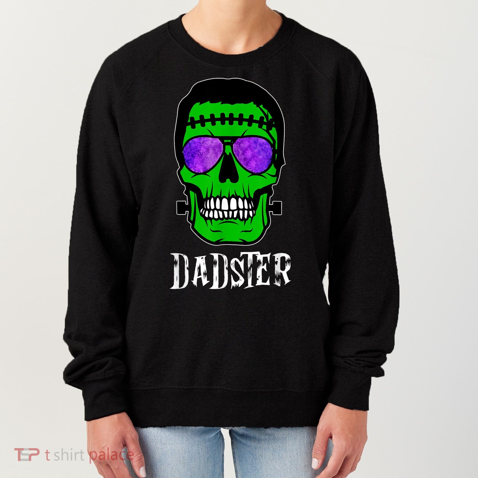 Mens Dadster Shirt Dad Monster Halloween Costume Daddy Father Women's Sweatshirt