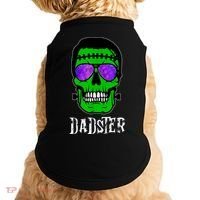 Mens Dadster Shirt Dad Monster Halloween Costume Daddy Father Doggie Tank thumb 0