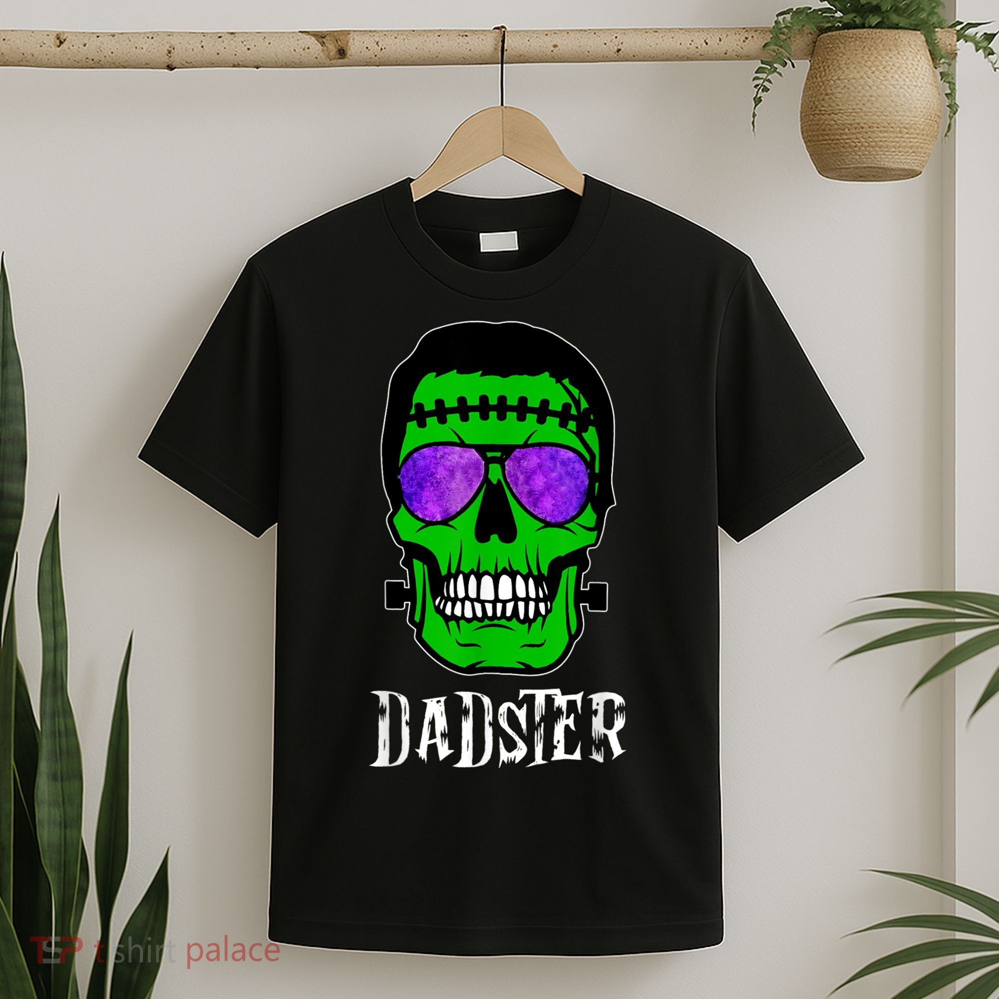 Mens Dadster Shirt Dad Monster Halloween Costume Daddy Father T-Shirt