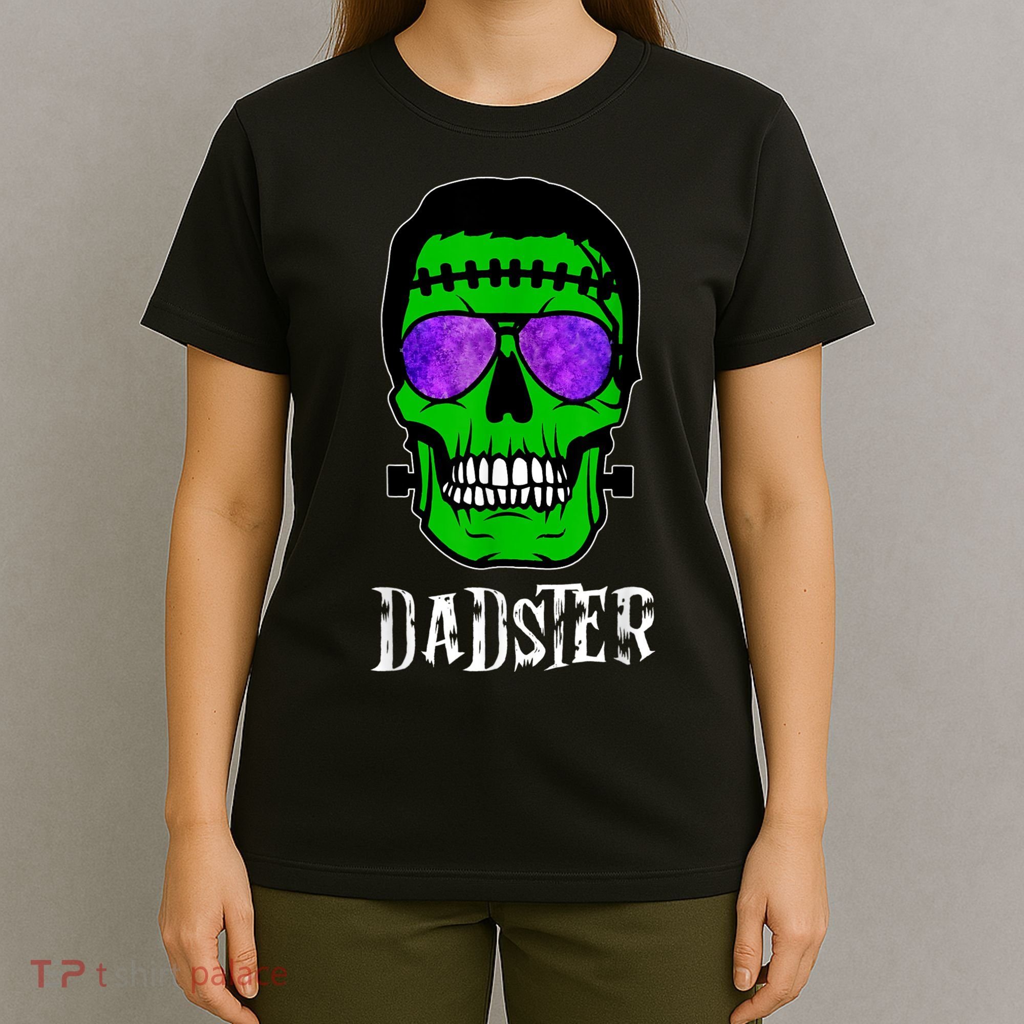Mens Dadster Shirt Dad Monster Halloween Costume Daddy Father T-Shirt