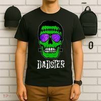 Mens Dadster Shirt Dad Monster Halloween Costume Daddy Father T-Shirt thumb 6