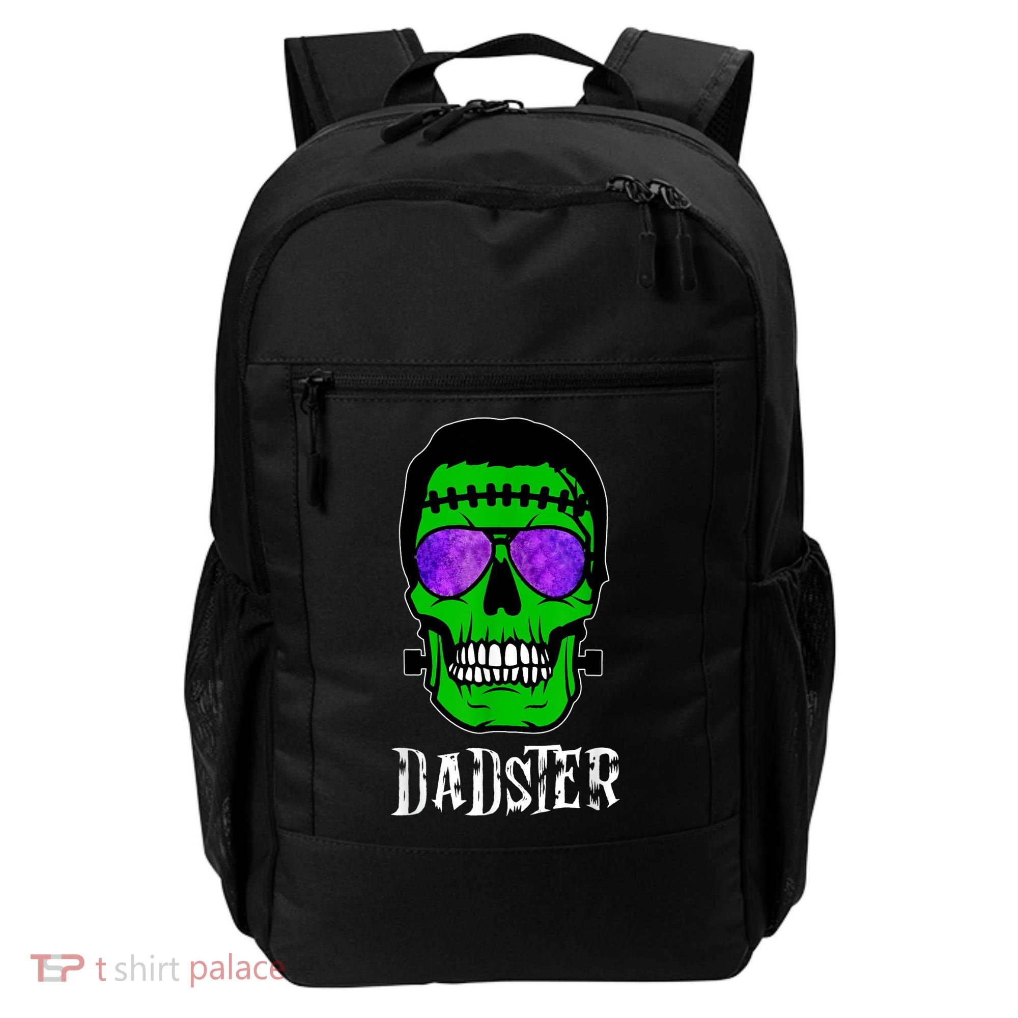 Mens Dadster Shirt Dad Monster Halloween Costume Daddy Father Backpack