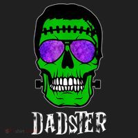 Mens Dadster Shirt Dad Monster Halloween Costume Daddy Father Beanie thumb 2