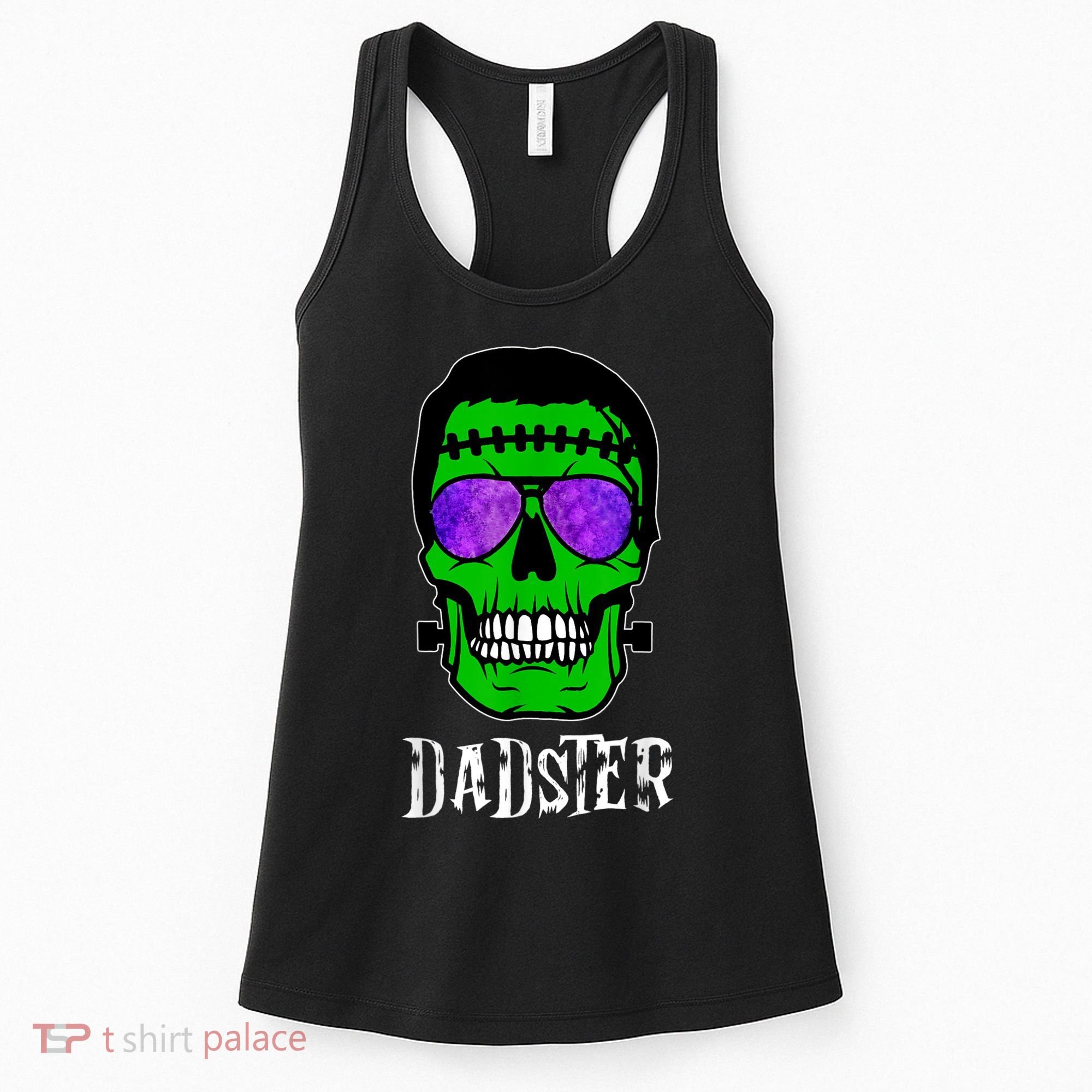 Mens Dadster Shirt Dad Monster Halloween Costume Daddy Father Women's Tank Top
