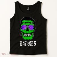 Mens Dadster Shirt Dad Monster Halloween Costume Daddy Father Tank Top thumb 2