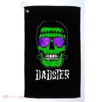 Mens Dadster Shirt Dad Monster Halloween Costume Daddy Father Golf Towel thumb 0
