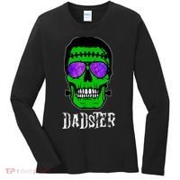 Mens Dadster Shirt Dad Monster Halloween Costume Daddy Father Women's Long Sleeve Shirt thumb 0