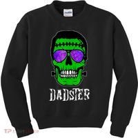 Mens Dadster Shirt Dad Monster Halloween Costume Daddy Father Kids Sweatshirt thumb 0