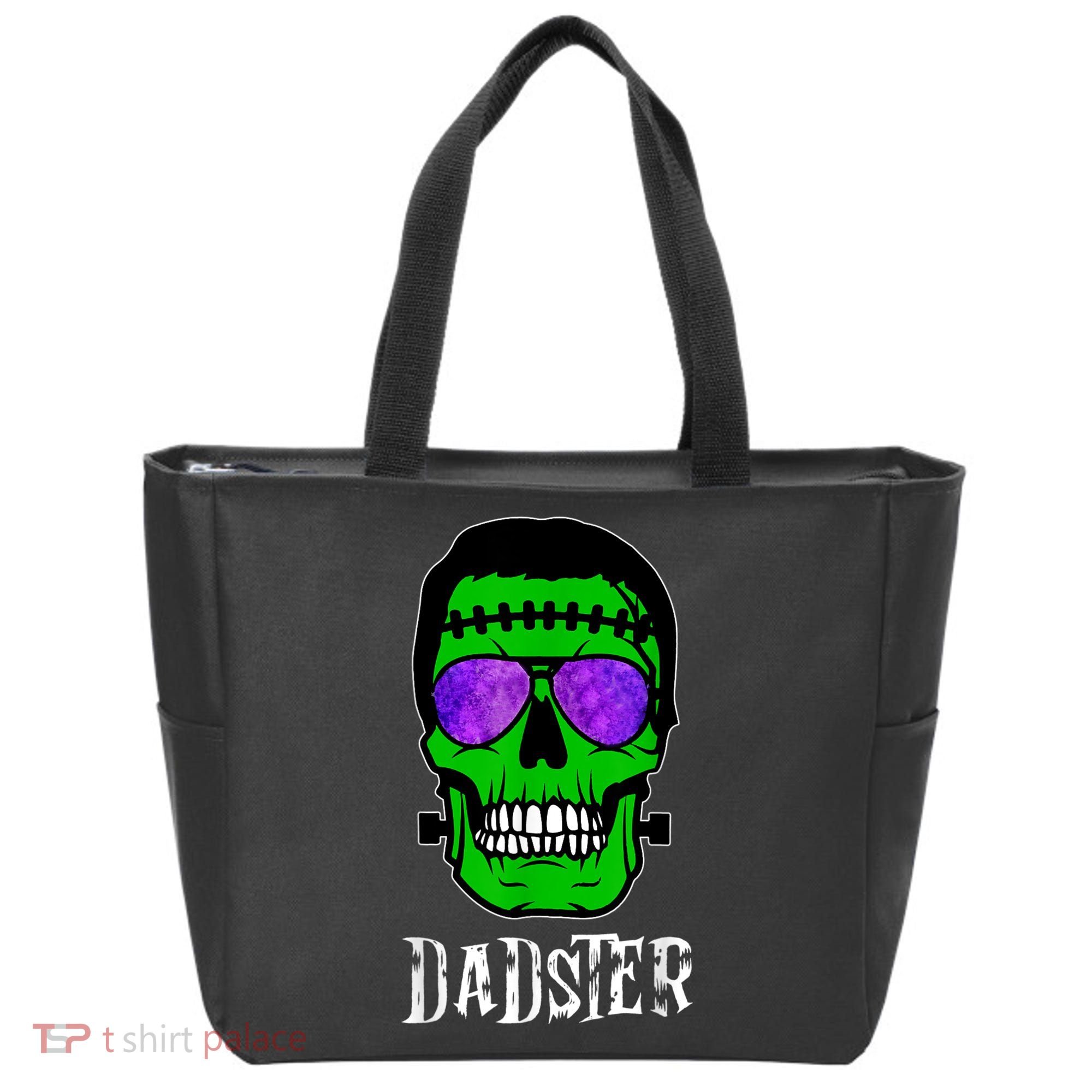 Mens Dadster Shirt Dad Monster Halloween Costume Daddy Father Tote Bag